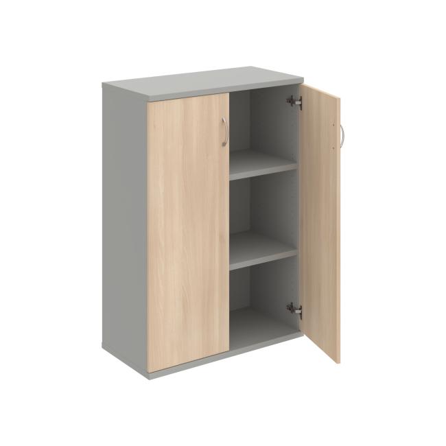 Strong shelf cabinet, 80x115.2x40 cm, agate/grey