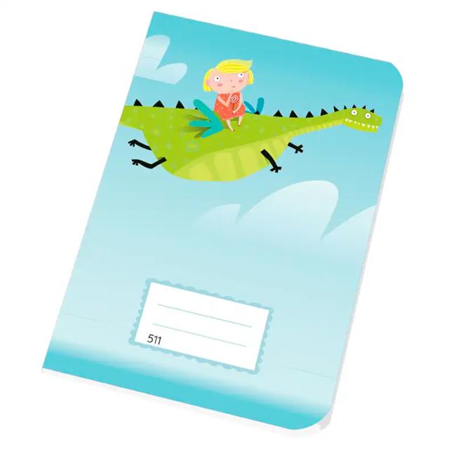 [BK000511] Zošit 511, A5, 10 listov, linajkový