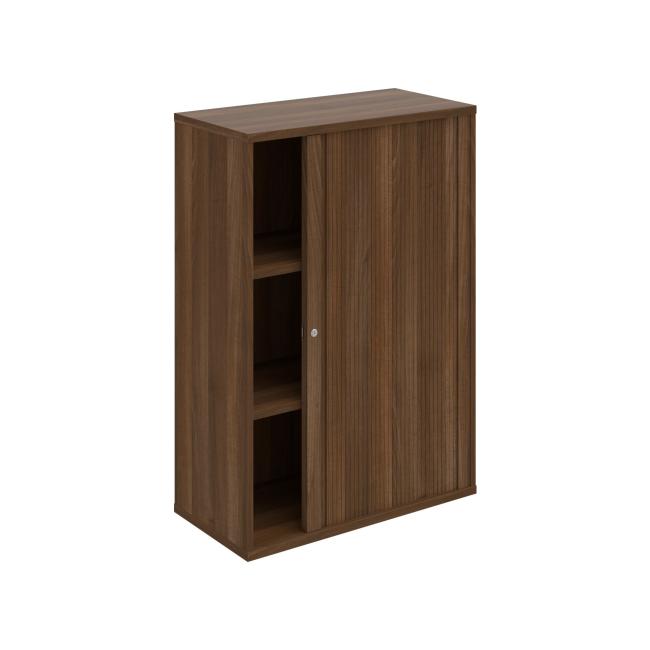 Shelf cabinet Strong P, 80x115.2x40 cm, walnut/walnut