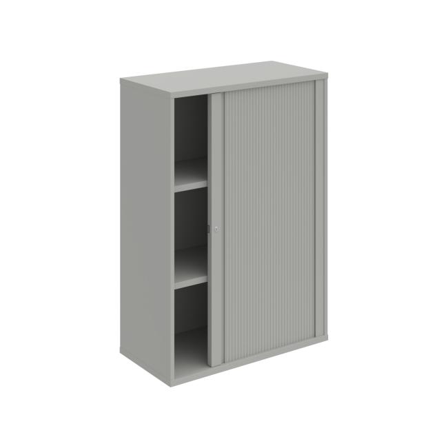 Shelving cabinet Strong P, 80x115.2x40 cm, gray/grey