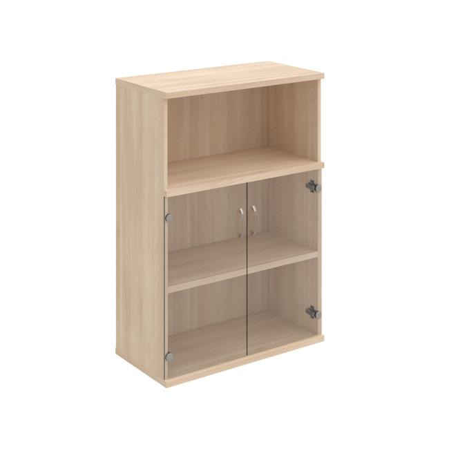 Pevná policová skrinka, 80x115,2x40 cm, agát