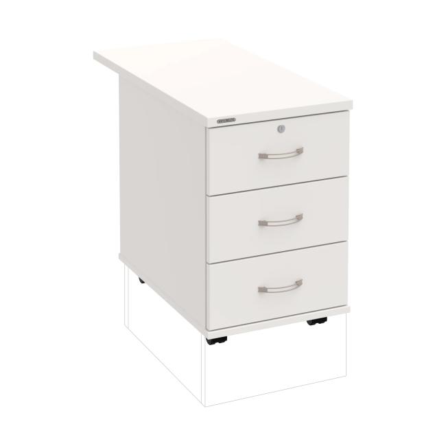 Hobis container, 40x60x80 cm, white/white