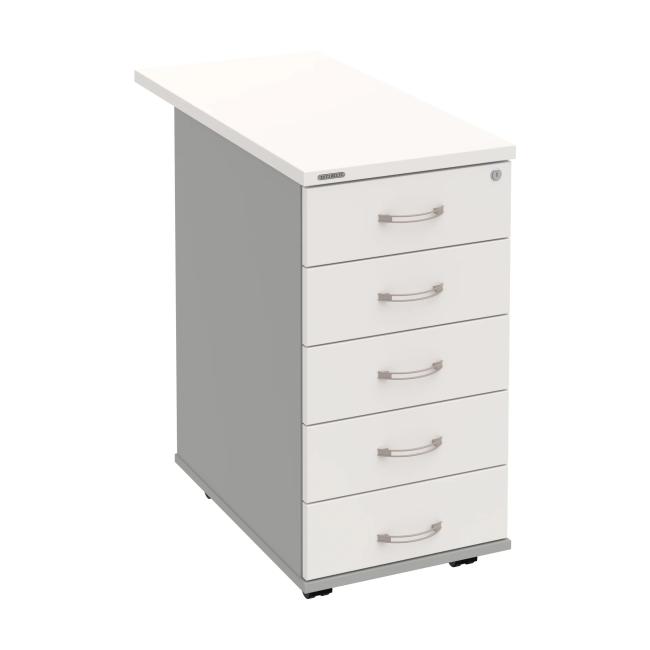 Hobis container, 40x75.5x80 cm, white/grey