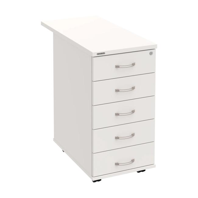 Hobis container, 40x75.5x80 cm, white/white