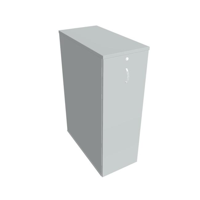 Hobis drawer cabinet, lock, L, 40x117.7x80 cm, gray