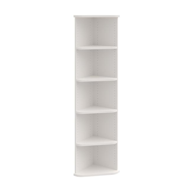 Strong shelf cabinet, 40x192x40 cm, white