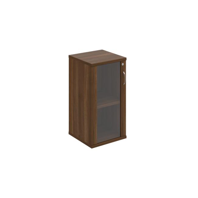 Strong shelf cabinet, lock, L, 40x76.8x40 cm, walnut/walnut