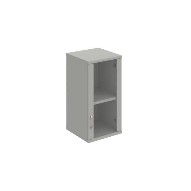 Strong shelf cabinet, lock, P, 40x76.8x40 cm, gray/grey
