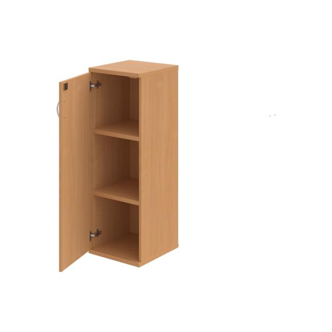 Strong shelf cabinet, lock, L, 40x115.2x40 cm, beech/beech