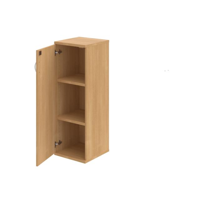 Strong shelf cabinet, lock, L, 40x115.2x40 cm, oak/oak