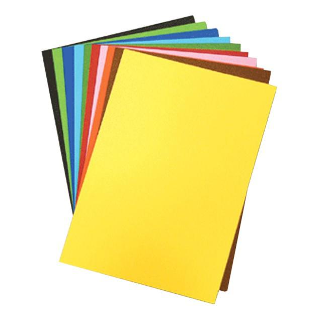 Drawing board, A4, 50 sheets, 225g, mixed colors