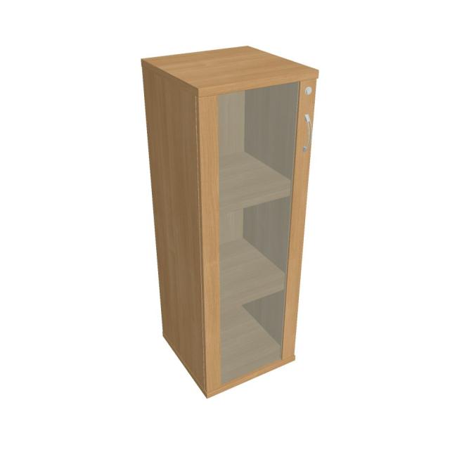 Strong shelf cabinet, lock, L, 40x115.2x40 cm, oak/oak