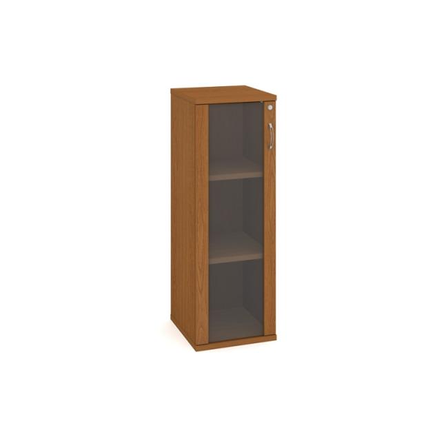 Strong shelf cabinet, lock, L, 40x115.2x40 cm, cherry/cherry