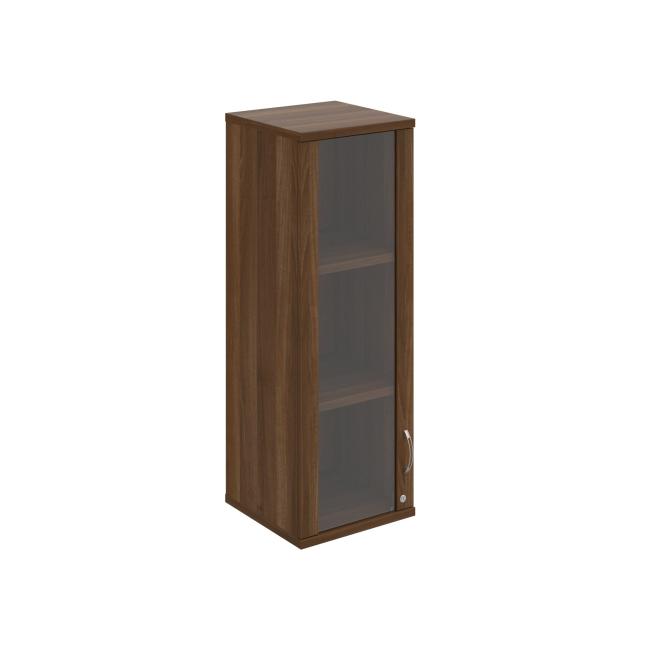 Strong shelf cabinet, lock, L, 40x115.2x40 cm, walnut/walnut