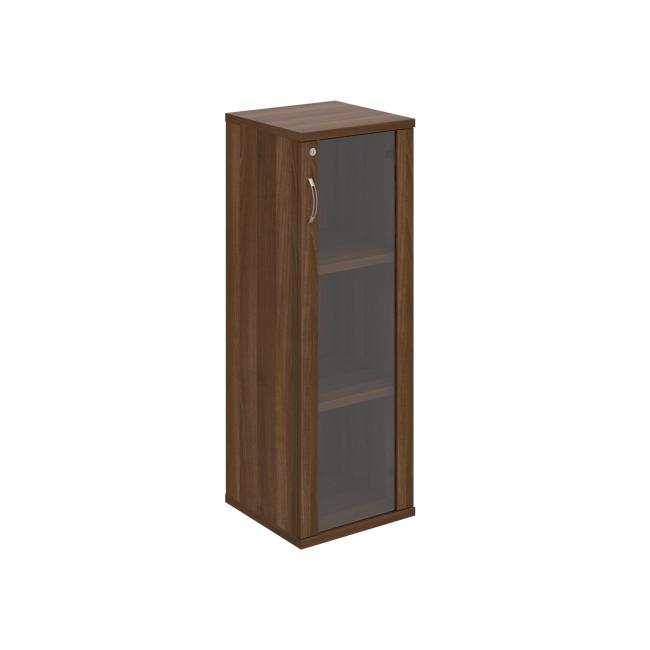 Strong shelf cabinet, lock, P, 40x115.2x40 cm, walnut/walnut
