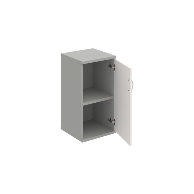 Shelving cabinet Strong P, 40x76.8x40 cm, white/grey